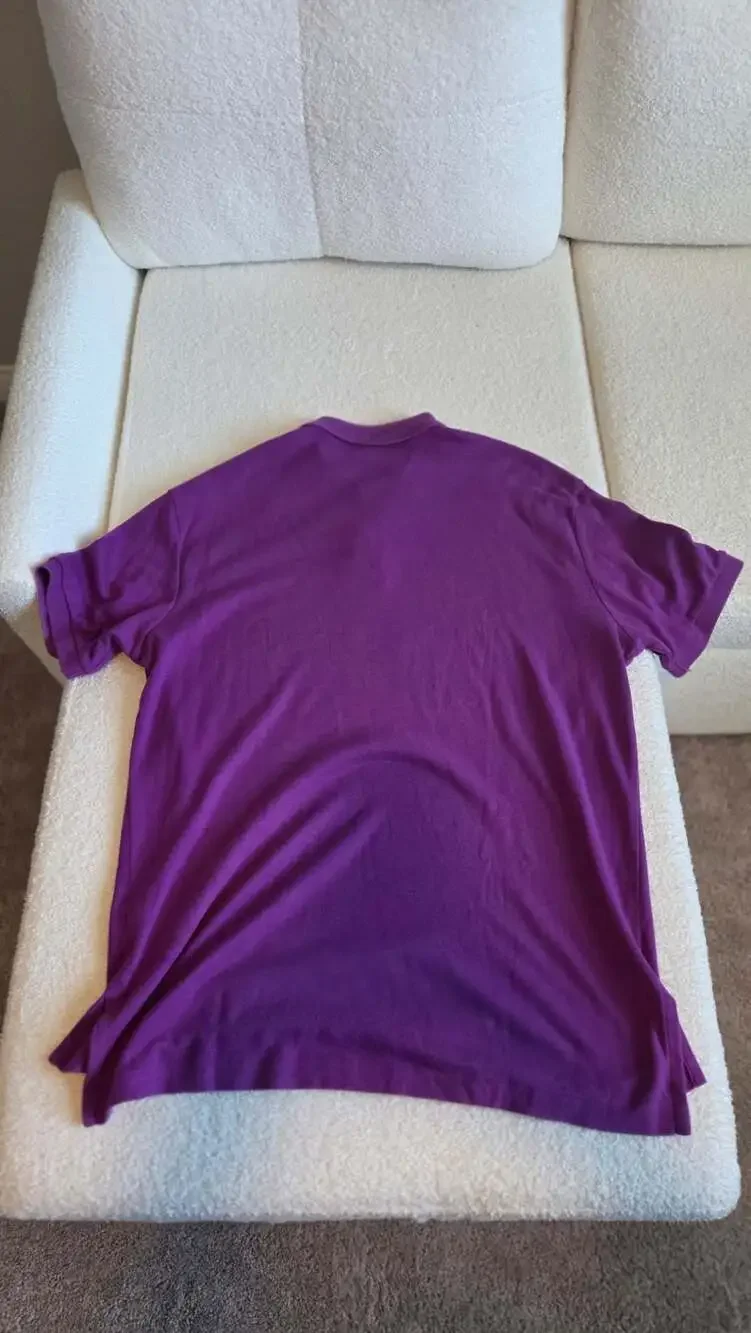 Polo Ralph Lauren Purple Cotton Mesh Polo Shirt Size L